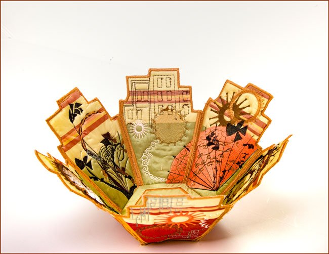 BFC1725 A Touch of Steampunk Fabric Bowl