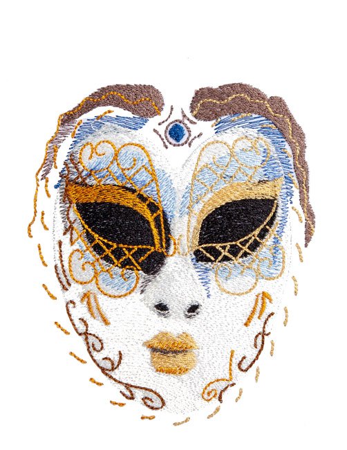 BFC1726 Large Venetian Mask II