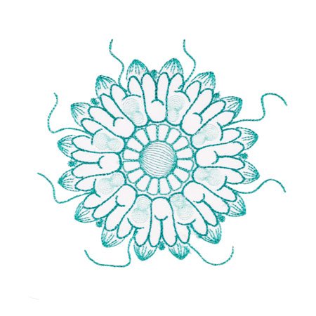 BFC1754 Ernst Haeckel's Ocean Quilt Blocks