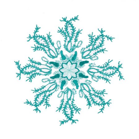 BFC1754 Ernst Haeckel's Ocean Quilt Blocks - 09
