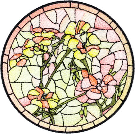 BFC1755 Stained Glass Circles and Frames - 05