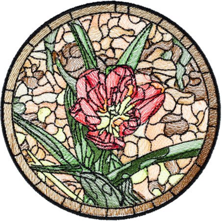 BFC1755 Stained Glass Circles and Frames - Part 1