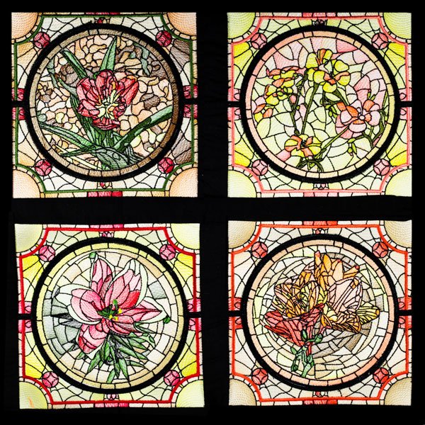 BFC1755 Stained Glass Circles and Frames - Part 1
