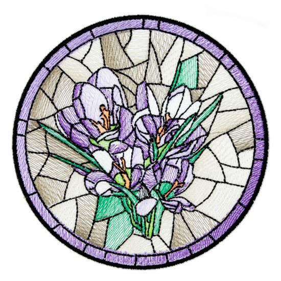 BFC1756 Stained Glass Circles and Frames - Part 2