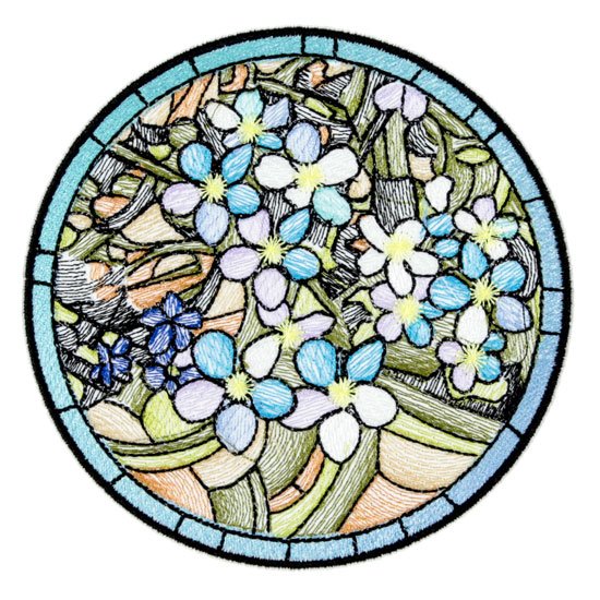 BFC1756 Stained Glass Circles and Frames - 03