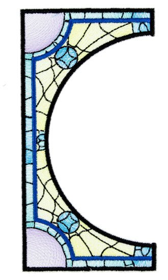 BFC1756 Stained Glass Circles and Frames - Part 2
