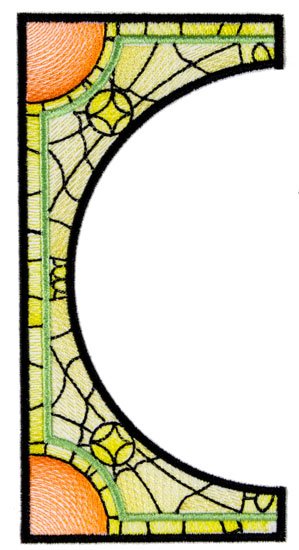 BFC1765 Stained Glass Circles and Frames - Part 3