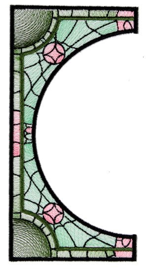 BFC1765 Stained Glass Circles and Frames - Part 3