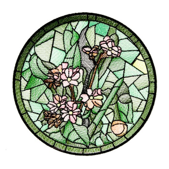 BFC1765 Stained Glass Circles and Frames - Part 3