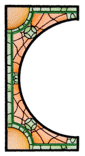 BFC1765 Stained Glass Circles and Frames - Part 3