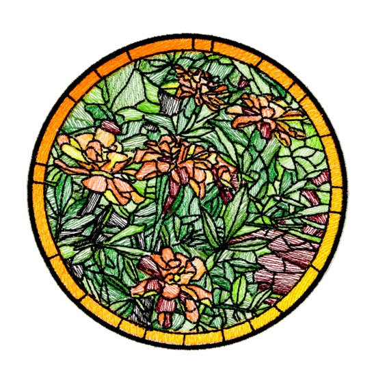 BFC1765 Stained Glass Circles and Frames - Part 3