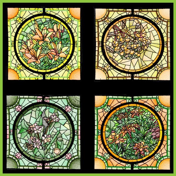 BFC1765 Stained Glass Circles and Frames - Part 3