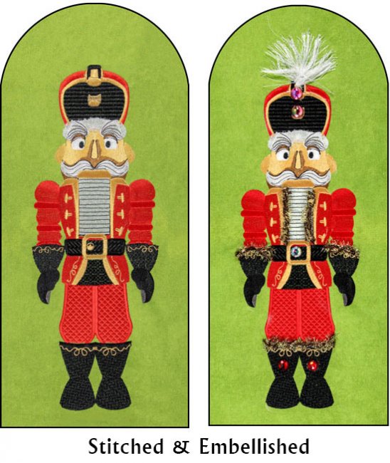 BFC1769 Split Black And Red Nutcracker