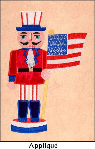 BFC1768 Large Patriotic Nutcracker