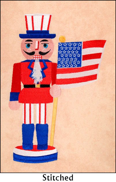 BFC1770 Split Patriotic Nutcracker