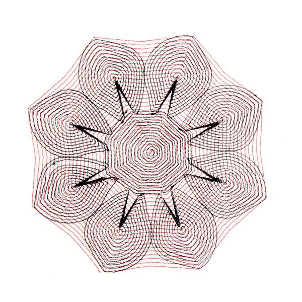 BFC1779 Two Color Quilt Circles