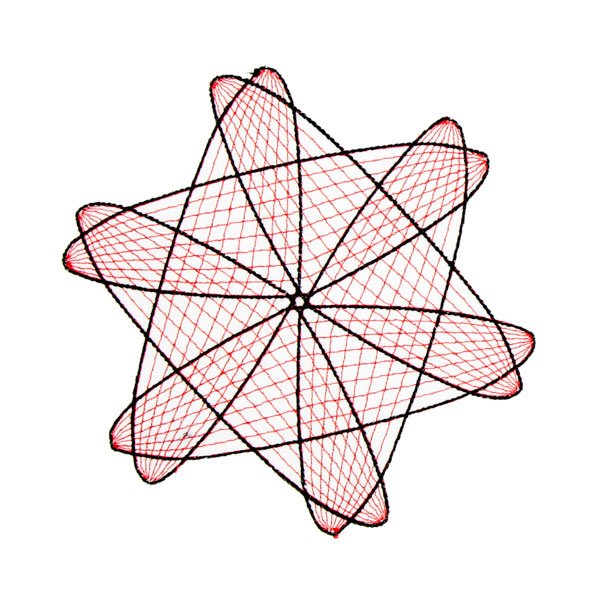 BFC1779 Two Color Quilt Circles