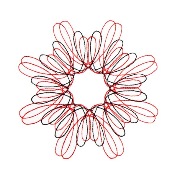 BFC1779 Two Color Quilt Circles