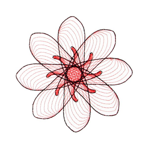 BFC1779 Two Color Quilt Circles