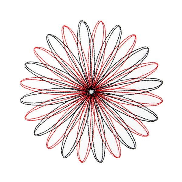 BFC1779 Two Color Quilt Circles