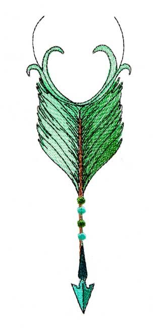 BFC1786 Feathered Arrows