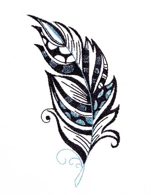BFC1804 Metallic Feathers