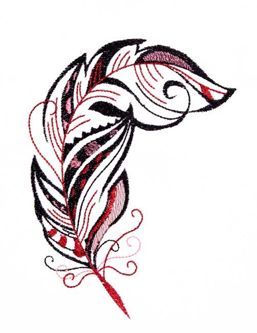 BFC1804 Metallic Feathers