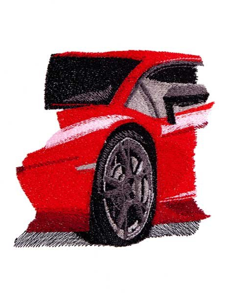 BFC1807 Large Red Lamborghini