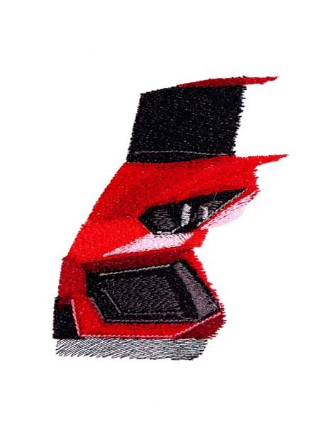 BFC1807 Large Red Lamborghini