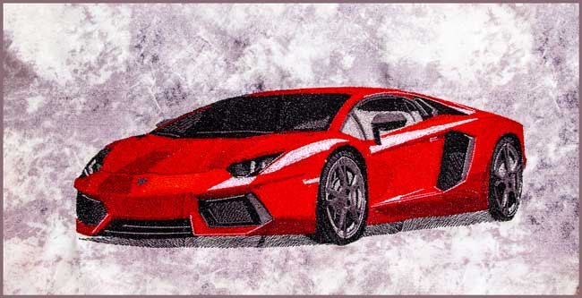 BFC1807 Large Red Lamborghini