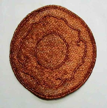 BFC0181 Lace Bowl & Doily - Peacock