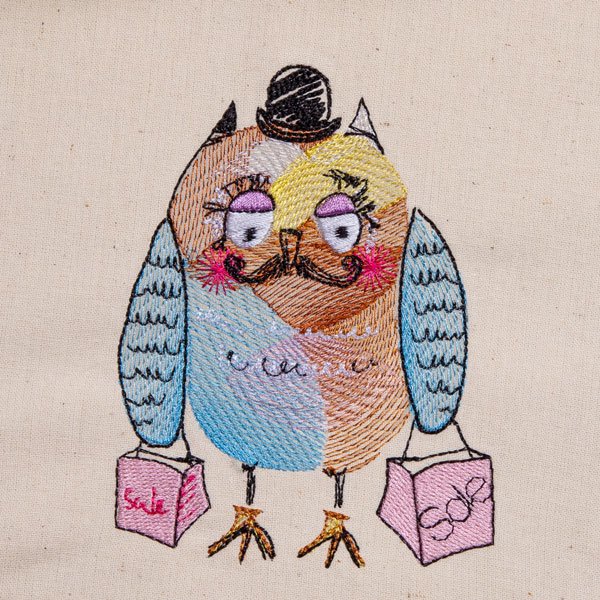 BFC1825 The Owl Family goes Shopping
