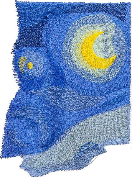 BFC1829 Large Starry Night by Vincent Van Gogh