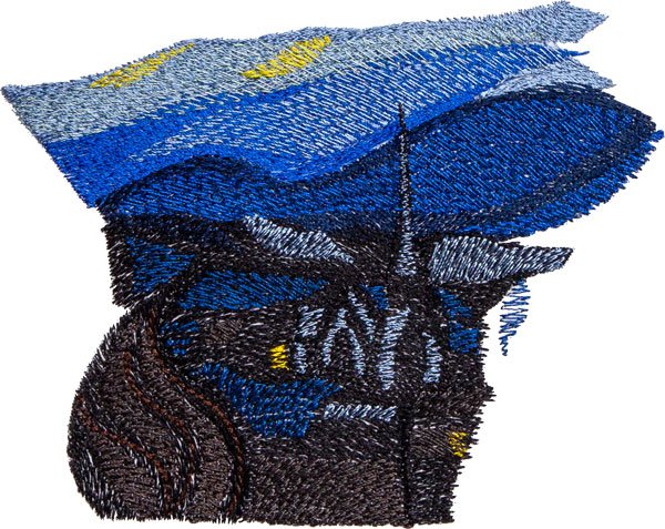 BFC1829 Large Starry Night by Vincent Van Gogh