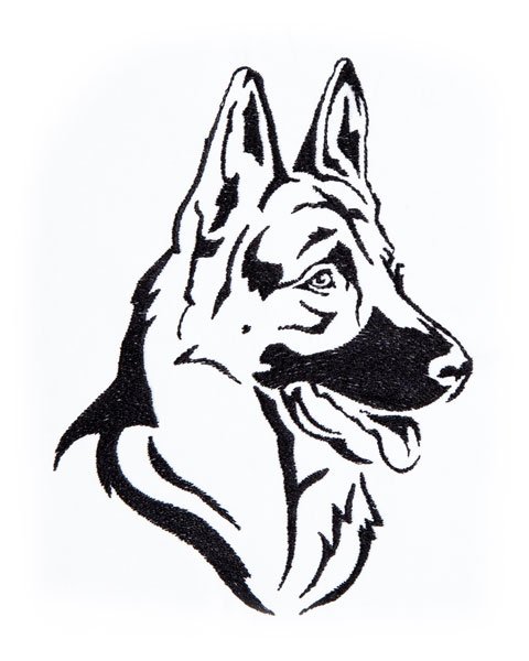 BFC1838 Blackwork Dogs