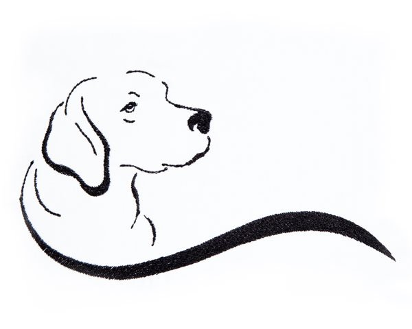 BFC1838 Blackwork Dogs