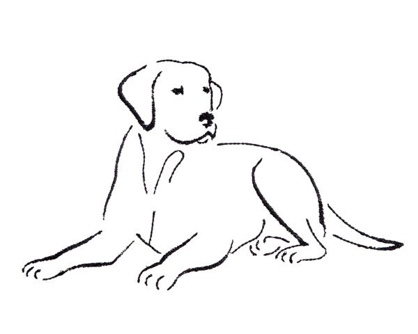 BFC1838 Blackwork Dogs