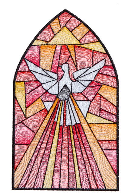 BFC1842 Stained Glass Church Windows