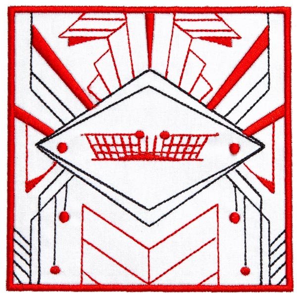 BFC1845 Art Deco Quilt Blocks