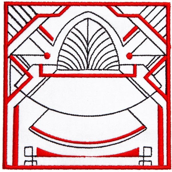 BFC1845 Art Deco Quilt Blocks