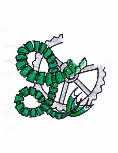 BFC1847 Steampunk Green Dragon