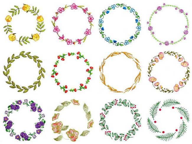 BFC1850 Quilt Wreaths