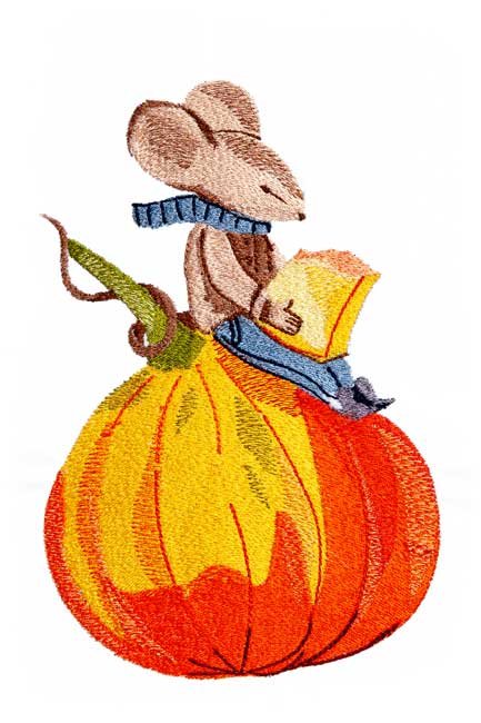 BFC1855 The Mouse and Pumpkin Thanksgiving