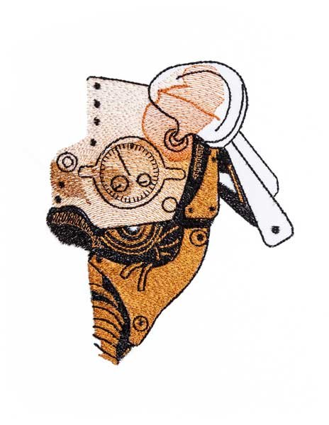 BFC1858 Large Steampunk Bear