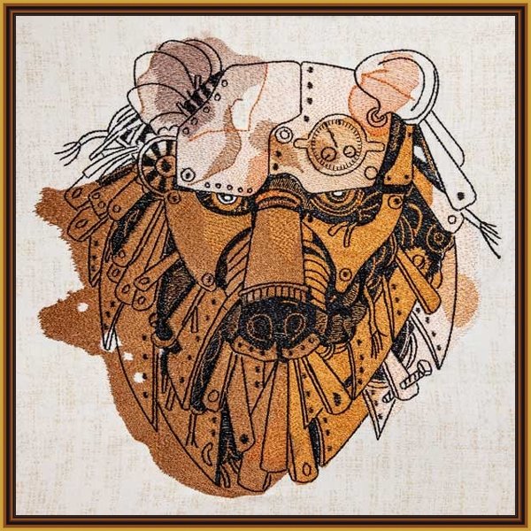 BFC1858 Large Steampunk Bear