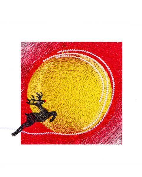 BFC1860 Rudolph and Santa