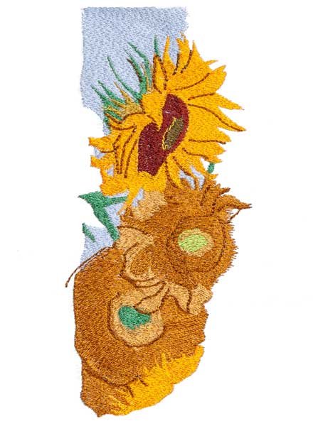 BFC1862 Large Sunflowers by Vincent Van Gogh