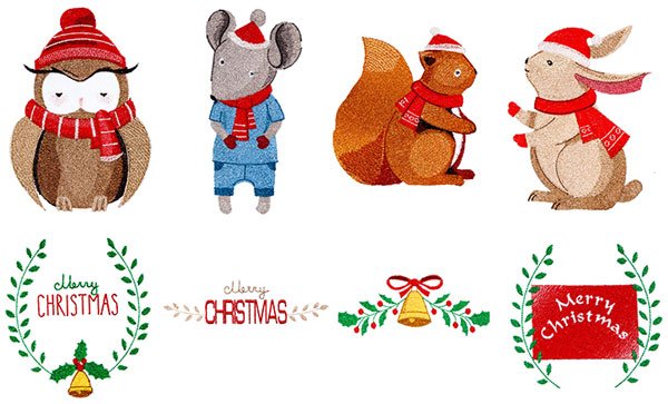 BFC1873 Christmas Wildlife