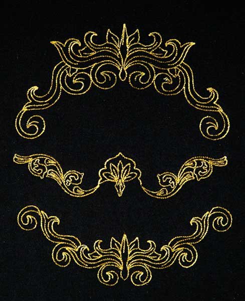 BFC1879 Elegant Medallions