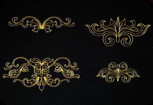 BFC1879 Elegant Medallions